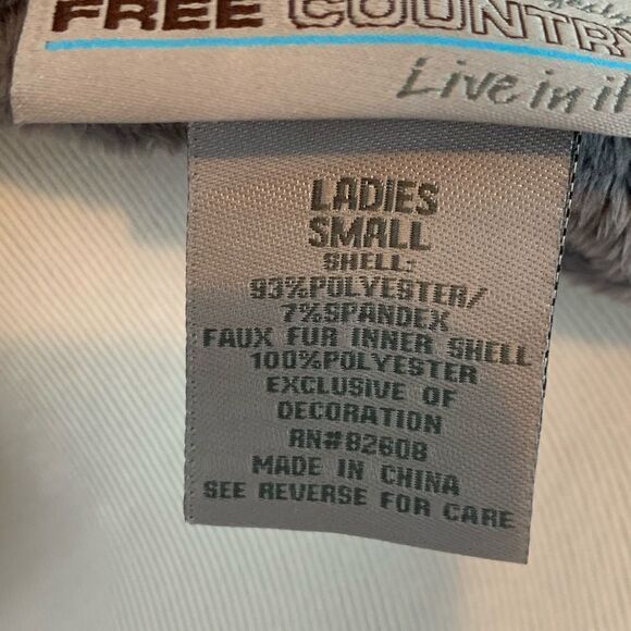 Free country all weather faux fur lined jacket S - Picture 8 of 8